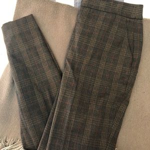 Zara plaid pants